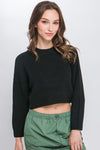 Cozy Wool Cropped Sweater - Artemisia Clothing Shop