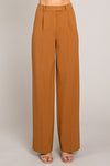Twill Wide Leg Pants - Artemisia Clothing Shop