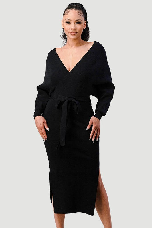 Stunning Luxe Sweater Dress - Artemisia Clothing Shop