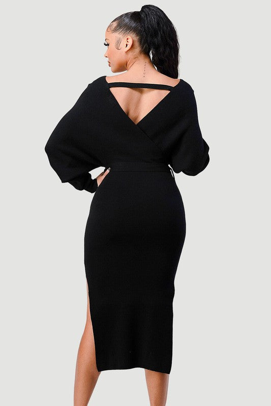 Stunning Luxe Sweater Dress - Artemisia Clothing Shop