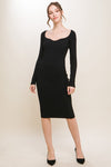 Classy Knit Bodycon Dress - Artemisia Clothing Shop