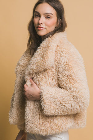 Extremly Soft  Faux Fur Jacket