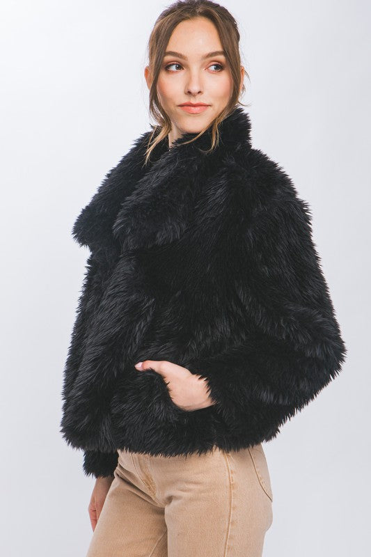 Extremly Soft  Faux Fur Jacket