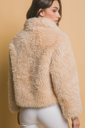 Extremly Soft  Faux Fur Jacket