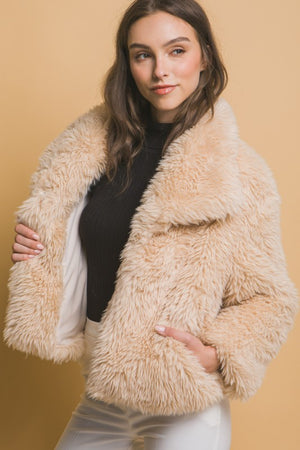 Extremly Soft  Faux Fur Jacket