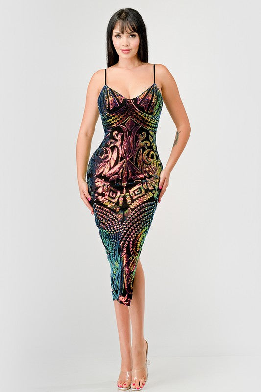 Luxe Sequin Bodycon Dress - Artemisia Clothing Shop