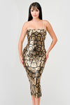 Luxe Gold Sequin Dress - Artemisia Clothing Shop