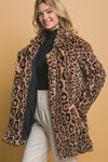 Animal Print Fur Coat