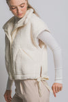 Fleece Bow Detail Vest