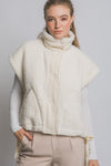 Fleece Bow Detail Vest