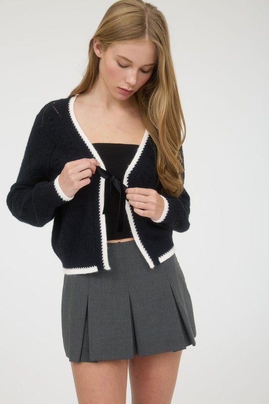 Bow Cardigan