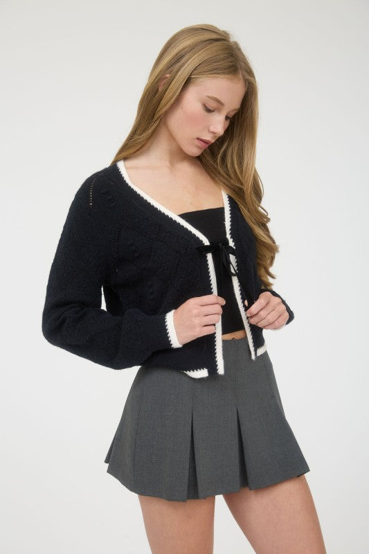 Bow Cardigan