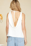 Sleeveless Cowl Neck Shirt - Artemisia Clothing Shop
