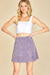 Sequin Velvet Mini Skirt - Artemisia Clothing Shop