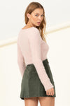 Cropped Soft Sweater Top - Artemisia Clothing Shop