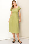 Puff Sleeve Dress - Artemisia Clothing Shop