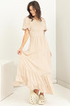 Cute Sandy Dress - Artemisia Clothing Shop