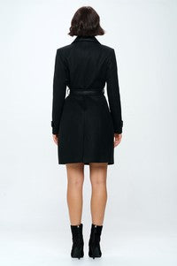 Belted  Structured Coat - Artemisia Clothing Shop