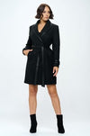 Belted  Structured Coat - Artemisia Clothing Shop